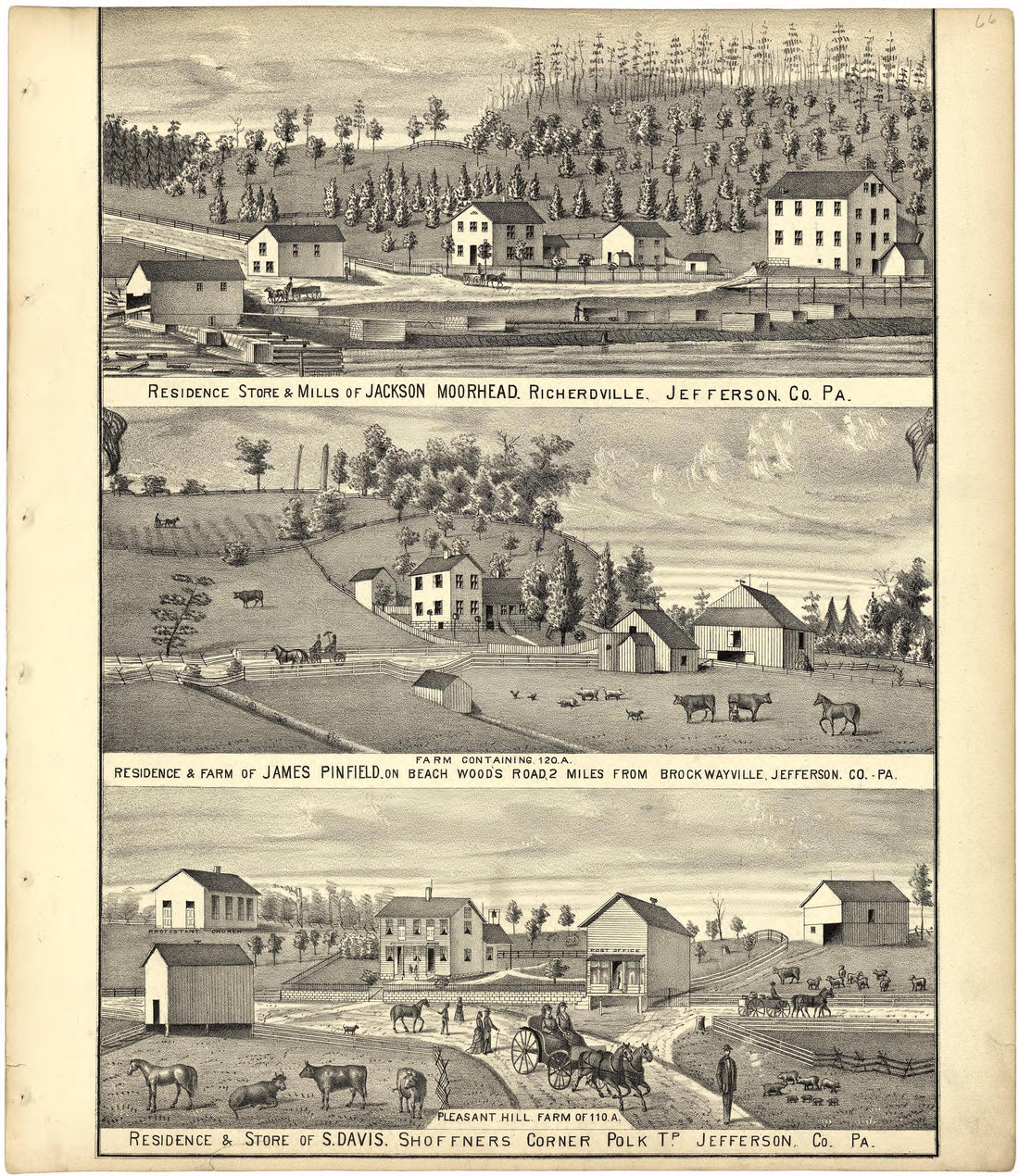 Illustrations of Residences from Caldwell&