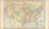 United States from the Revised Montgomery County Atlas : Containing, Besides a Complete Atlas, Histories of the Townships and County and Treatises On Civil Government, Surveying and Civil Engineering 1898 by Relic Map Company