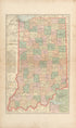 Indiana from the Revised Montgomery County Atlas : Containing, Besides a Complete Atlas, Histories of the Townships and County and Treatises On Civil Government, Surveying and Civil Engineering 1898 by Relic Map Company