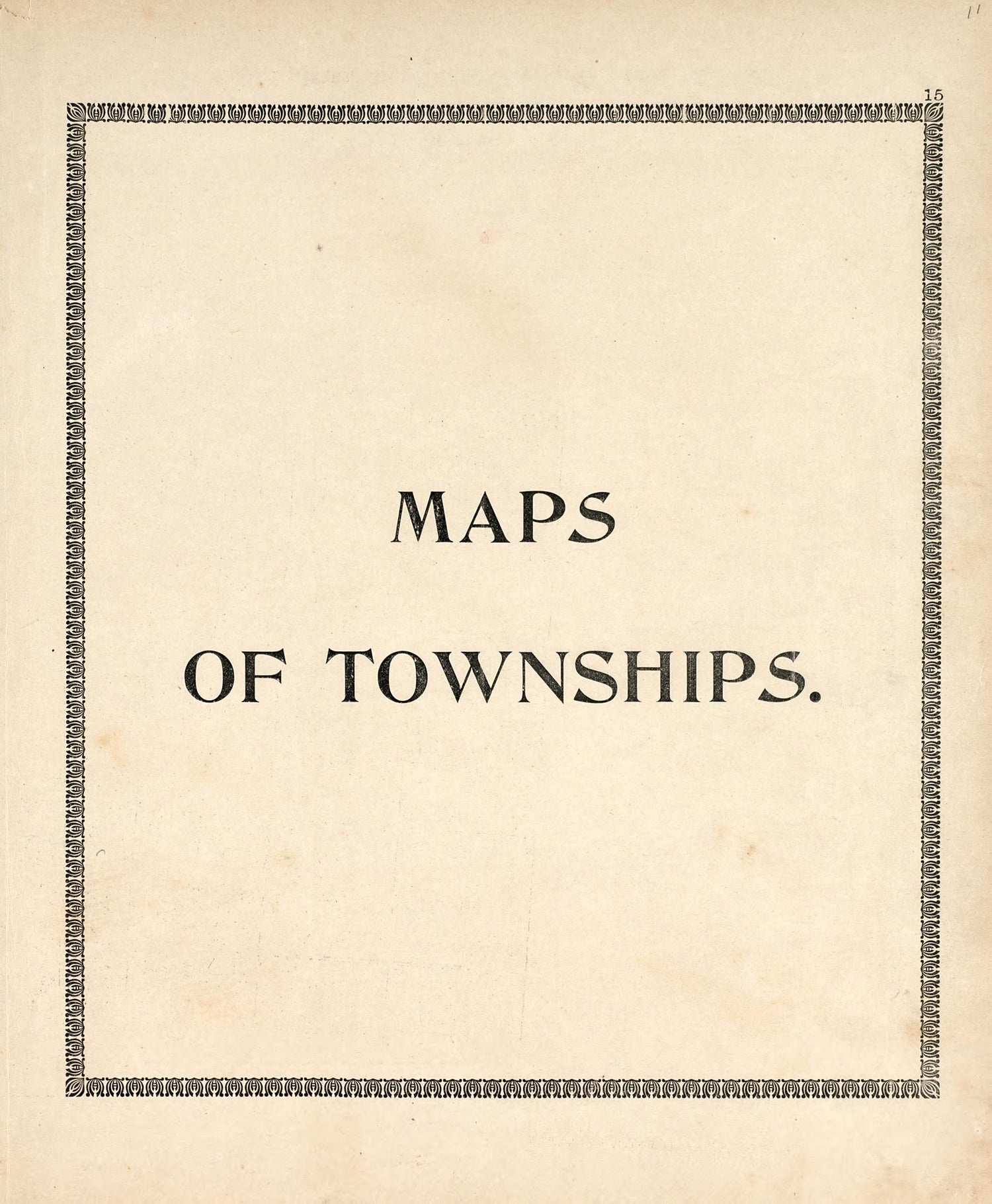 Maps of Townships from the Revised Montgomery County Atlas : Containing, Besides a Complete Atlas, Histories of the Townships and County and Treatises On Civil Government, Surveying and Civil Engineering 1898 by Relic Map Company