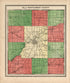 Map of Montgomery County from the Revised Montgomery County Atlas : Containing, Besides a Complete Atlas, Histories of the Townships and County and Treatises On Civil Government, Surveying and Civil Engineering 1898 by Relic Map Company