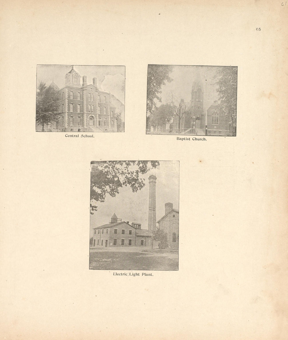 Views - 3 from the Revised Montgomery County Atlas : Containing, Besides a Complete Atlas, Histories of the Townships and County and Treatises On Civil Government, Surveying and Civil Engineering 1898 by Relic Map Company