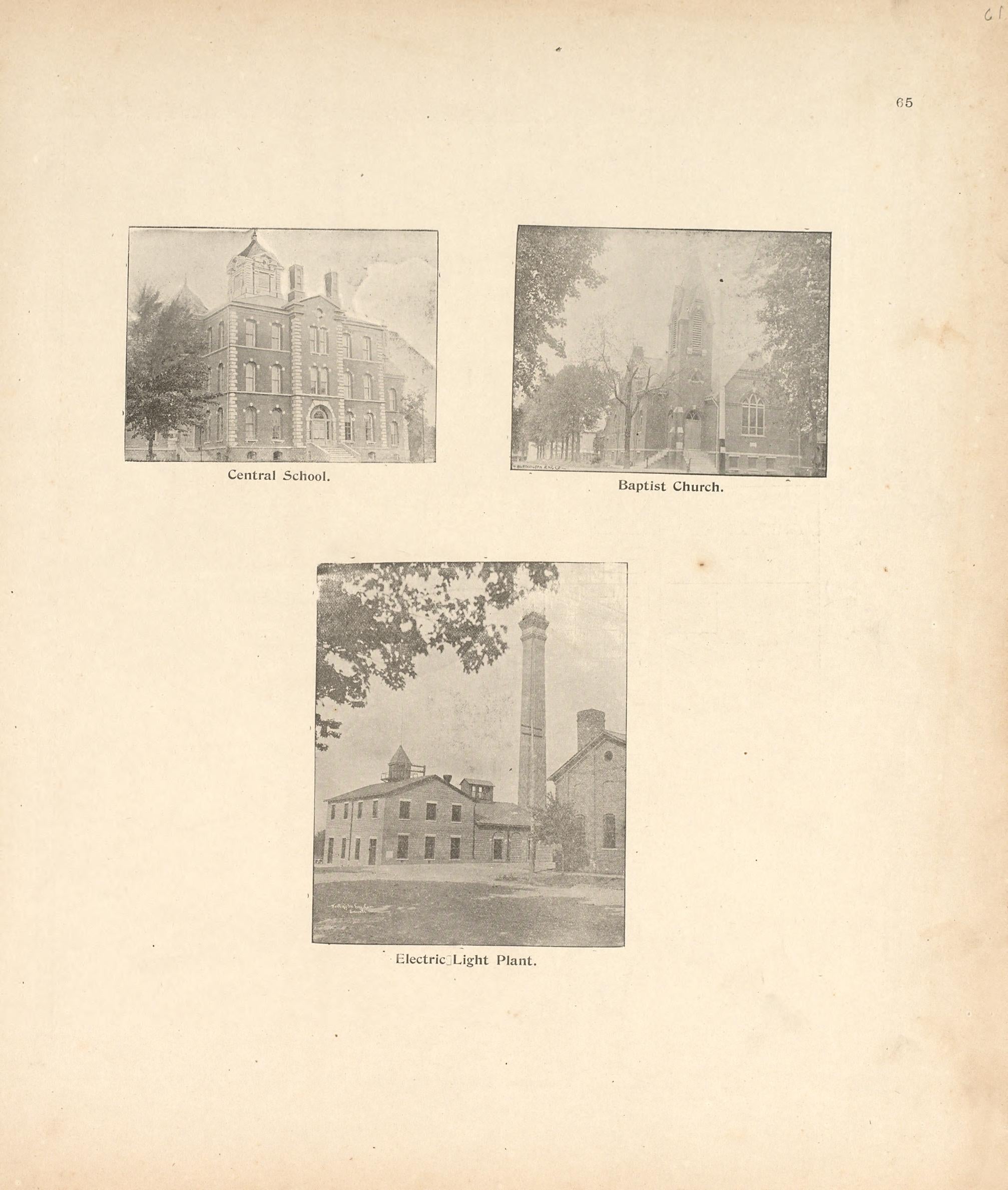 Views - 3 from the Revised Montgomery County Atlas : Containing, Besides a Complete Atlas, Histories of the Townships and County and Treatises On Civil Government, Surveying and Civil Engineering 1898 by Relic Map Company