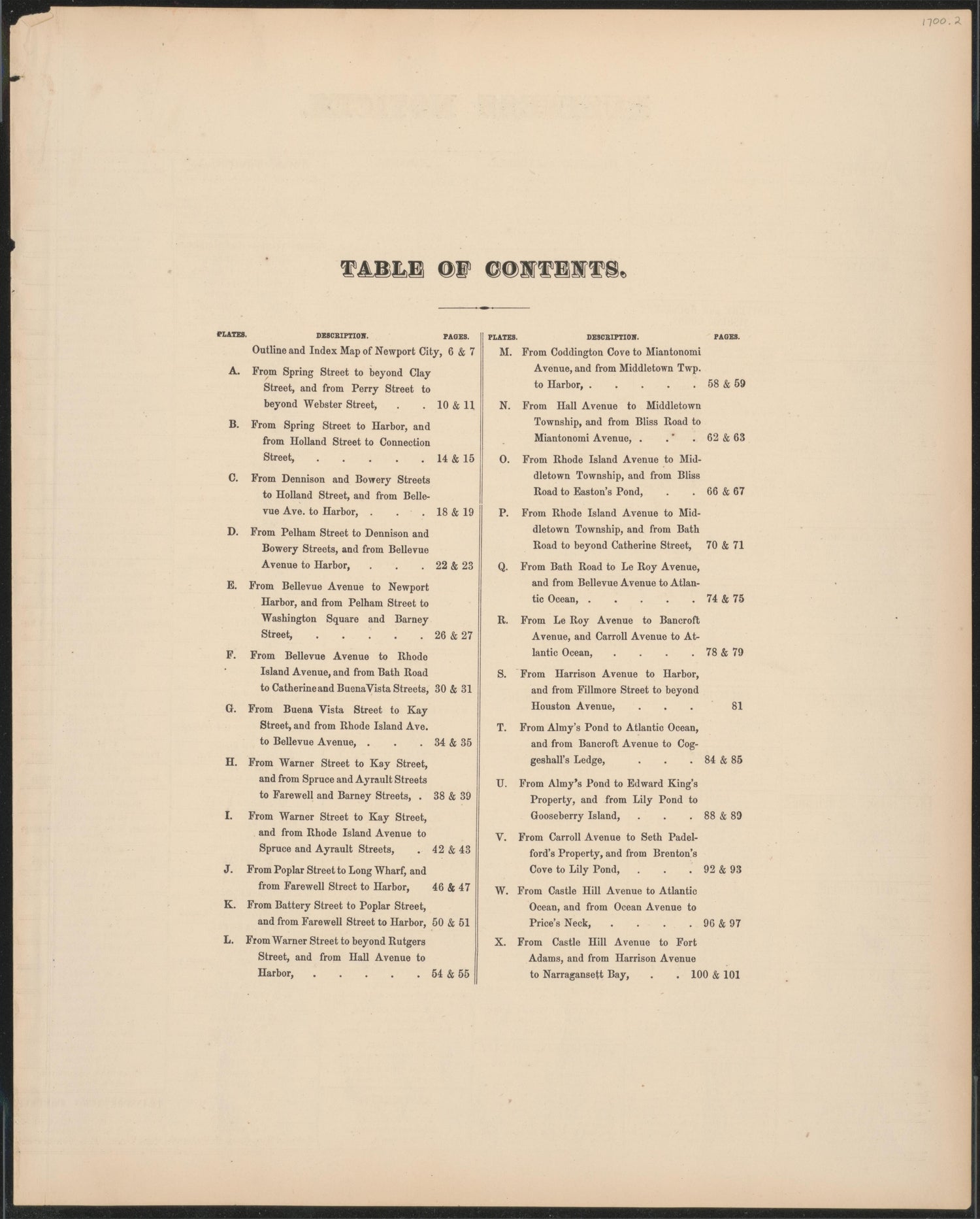 This old map of Newport, Rhode Island,  was created by Hopkins, Griffith Morgan in 1876