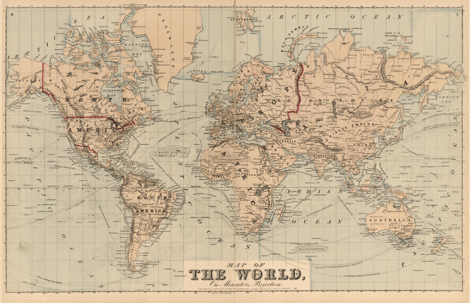 Map of the World, On Mercator&