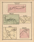 Woolseyville, Morsston, De Bruce, Purvis, Shin Creek from County Atlas of Sullivan, New York 1875 by Relic Map Company