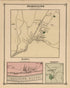 Fremont Center, Hankins, Obernburgh from County Atlas of Sullivan, New York 1875 by Relic Map Company