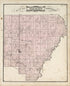 Map of Pleasant Township from Illustrated Historical Atlas of Porter County, Indiana 1876 by Relic Map Company