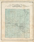Map of Center Township from Illustrated Historical Atlas of Porter County, Indiana 1876 by Relic Map Company