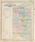 Outline Map of Porter County, Indiana from Illustrated Historical Atlas of Porter County, Indiana 1876 by Relic Map Company