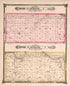 Township 35 South Range 3 and 4 East from Historical Atlas of Cowley County, Kansas 1882 by Relic Map Company