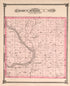 Township 33 South Range 3 East from Historical Atlas of Cowley County, Kansas 1882 by Relic Map Company