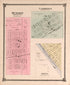 Map of Burden and Cambridge from Historical Atlas of Cowley County, Kansas 1882 by Relic Map Company