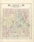 Oregon from Atlas and Directory of Lapeer County, Michigan 1893 by Relic Map Company