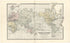 Chart of the World On Mercators Projection from Atlas and Directory of Lapeer County, Michigan 1893 by Relic Map Company