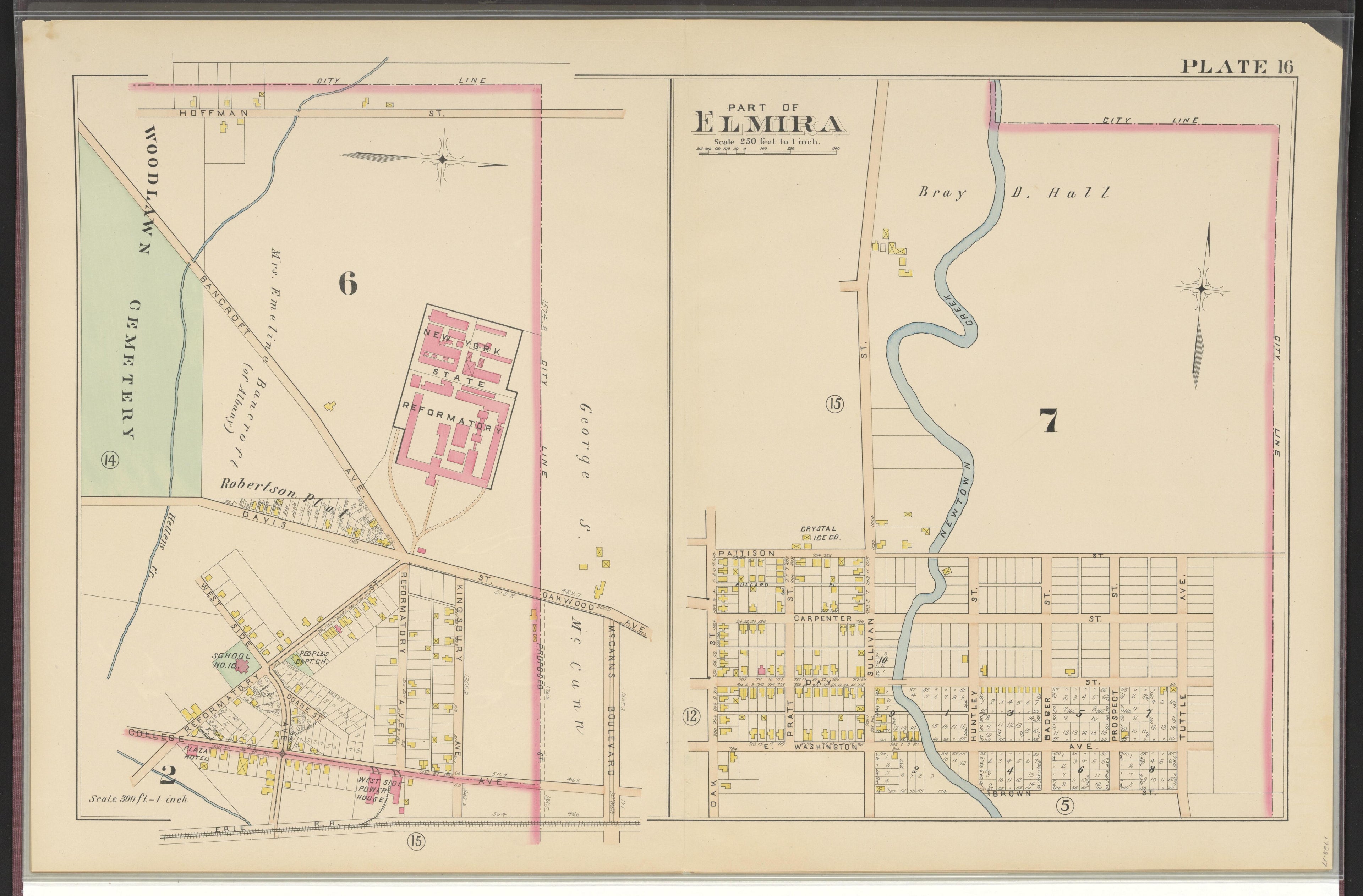 Image 18 of Atlas of the City of Elmira, New York from Atlas of the City of Elmira, New York : from Official Records, Private Plans and Surveys, Under the Direction and Personal Supervision of 1896 by Relic Map Company