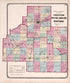 Christian, Macon, Shelby and Moultrie from Atlas of Kendall County and the State of Illinois : to Which Is Added an Atlas of the United States, Maps of the Hemispheres &c. &c. &c 1870 by Relic Map Company