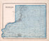 Oswego from Atlas of Kendall County and the State of Illinois : to Which Is Added an Atlas of the United States, Maps of the Hemispheres &c. &c. &c 1870 by Relic Map Company