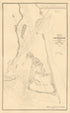 A Chart of the Entrance of Cape Fear River (Cape Fear River) 1839 by Relic Map Company