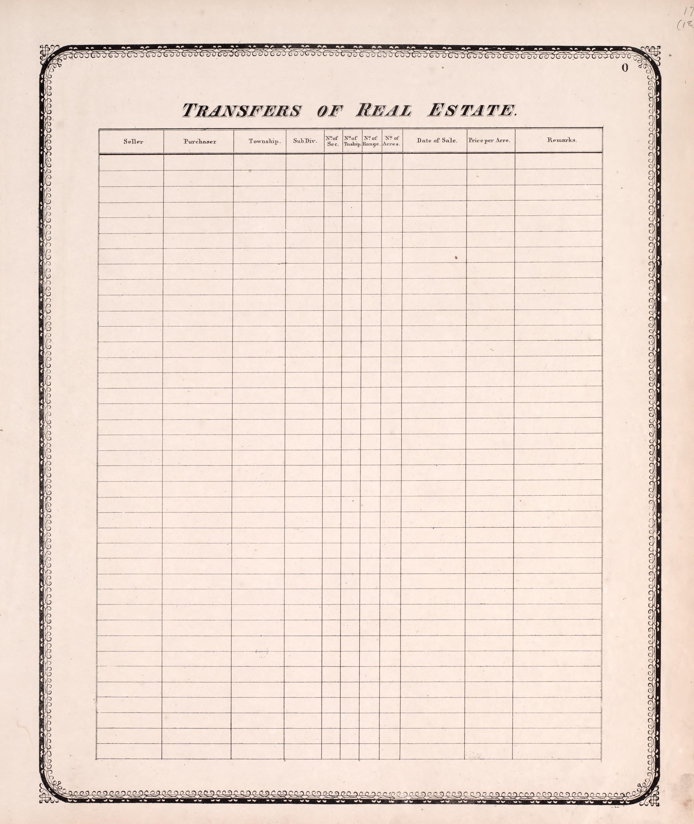 Transfer of Real Estate from Atlas of Kendall County and the State of Illinois : to Which Is Added an Atlas of the United States, Maps of the Hemispheres &amp;c. &amp;c. &amp;c 1870 by Relic Map Company