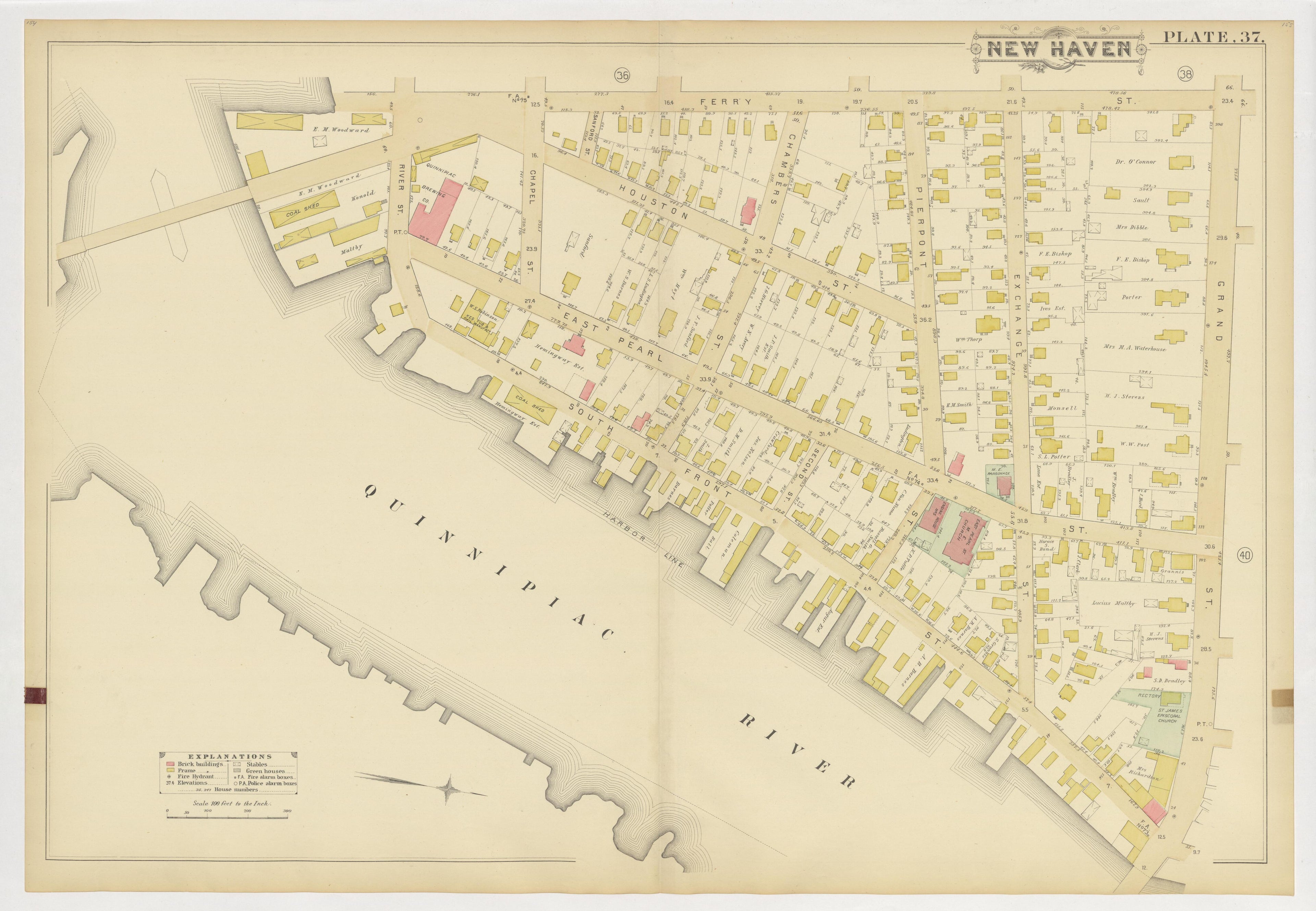 Image 41 of Atlas of City of New Haven, Connecticut... from Atlas of City of New Haven, Connecticut 1888 by Relic Map Company