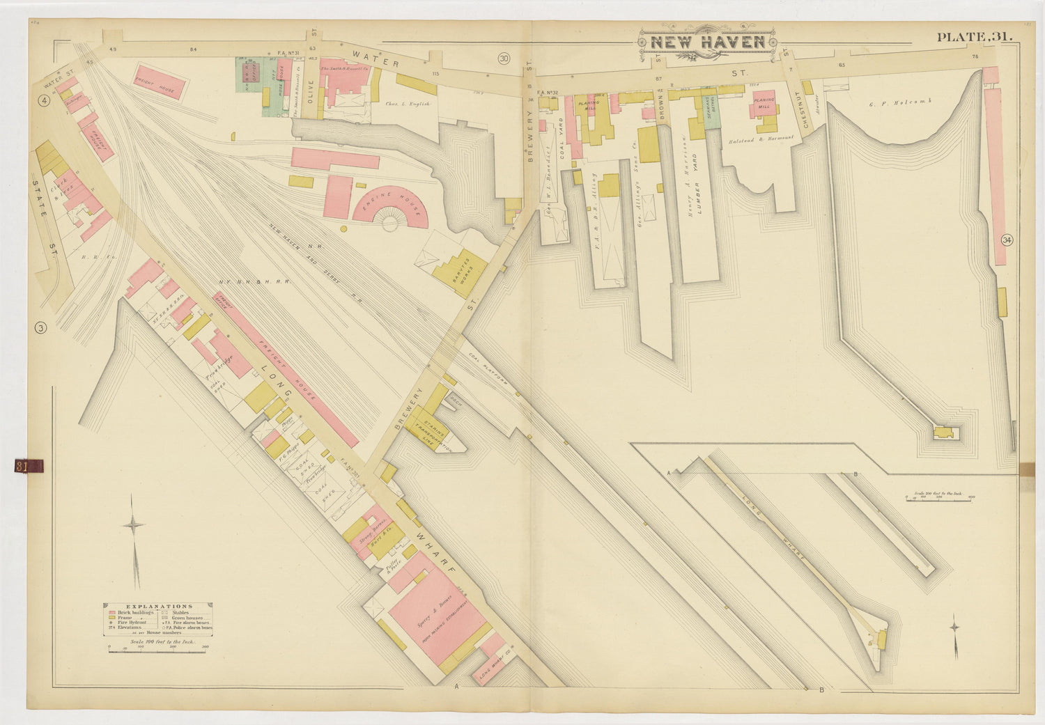 Image 35 of Atlas of City of New Haven, Connecticut... from Atlas of City of New Haven, Connecticut 1888 by Relic Map Company