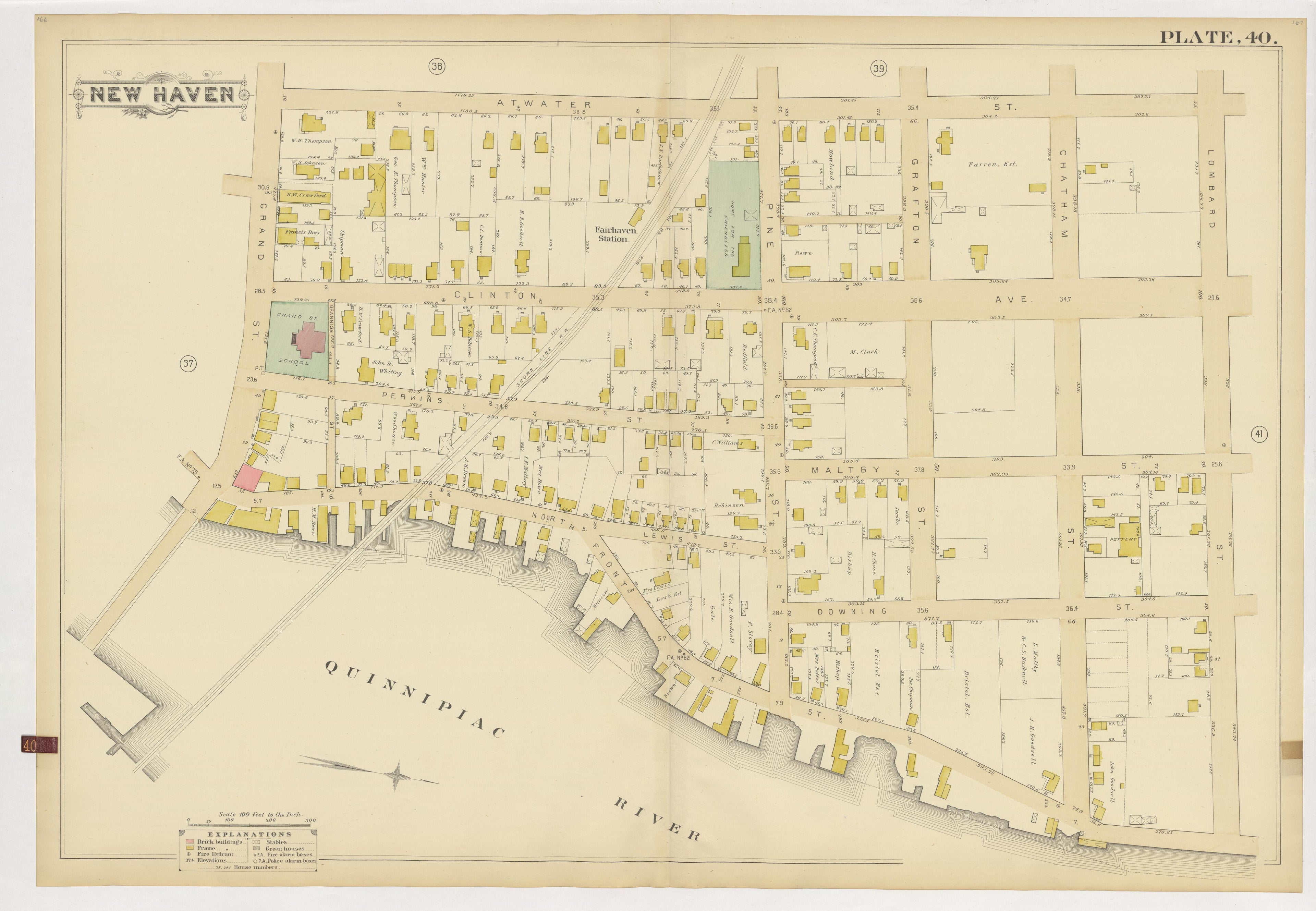 Image 44 of Atlas of City of New Haven, Connecticut... from Atlas of City of New Haven, Connecticut 1888 by Relic Map Company