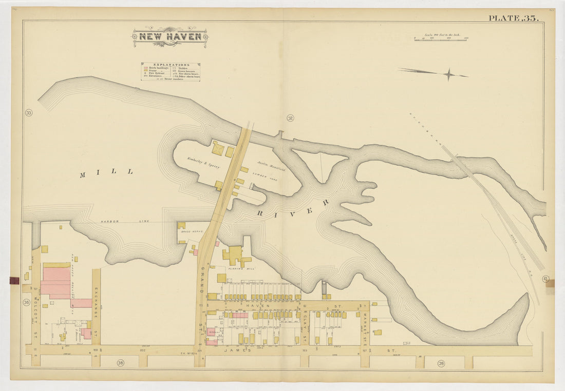 Image 39 of Atlas of City of New Haven, Connecticut... from Atlas of City of New Haven, Connecticut 1888 by Relic Map Company