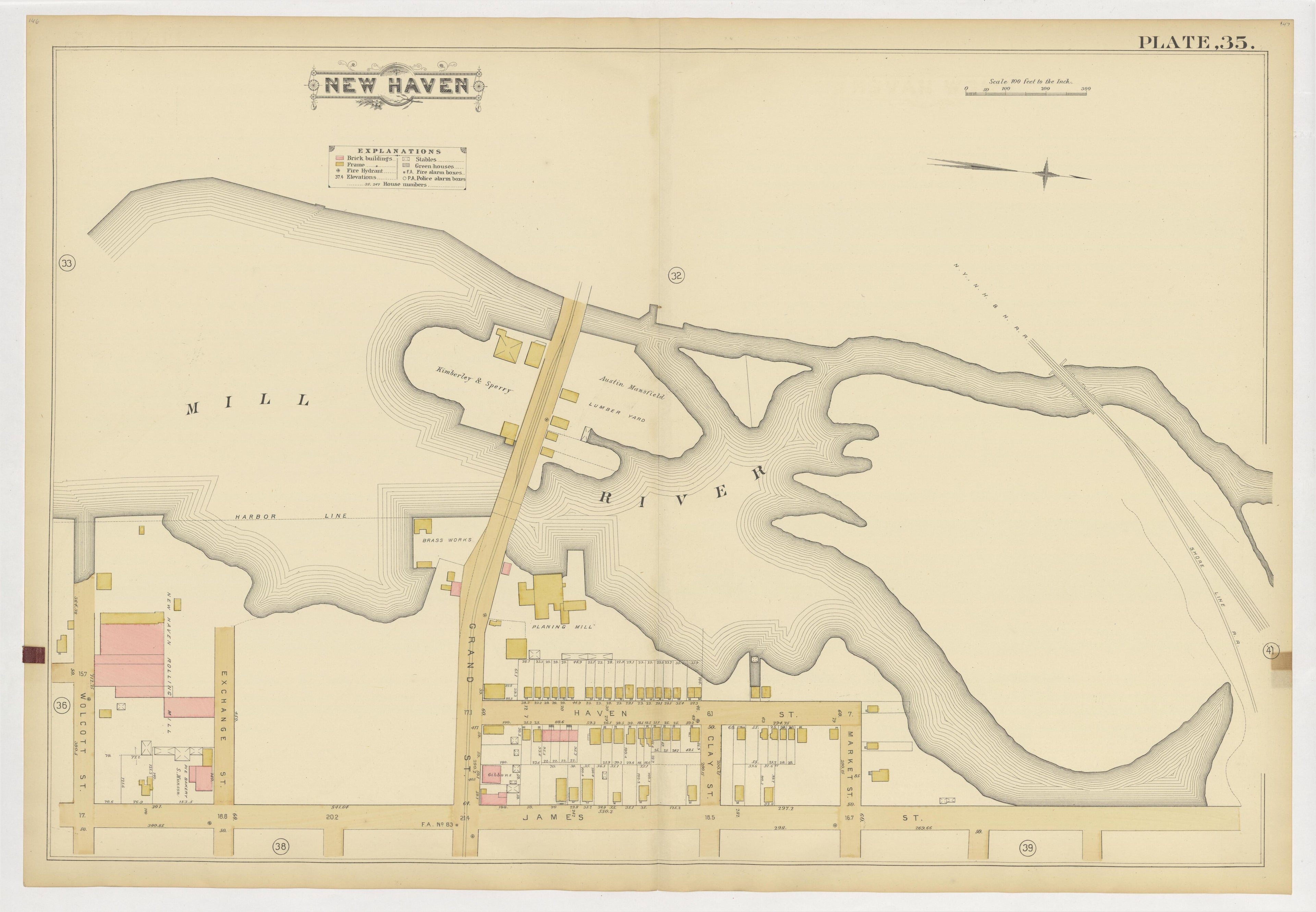 Image 39 of Atlas of City of New Haven, Connecticut... from Atlas of City of New Haven, Connecticut 1888 by Relic Map Company