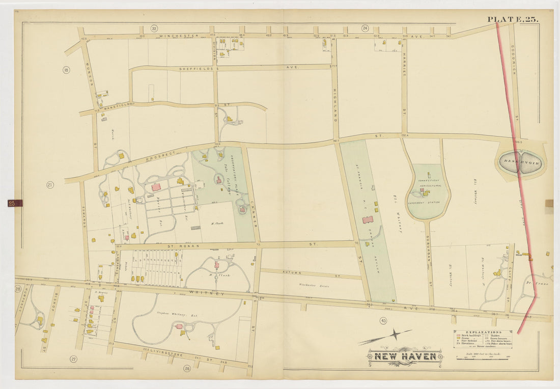 Image 29 of Atlas of City of New Haven, Connecticut... from Atlas of City of New Haven, Connecticut 1888 by Relic Map Company