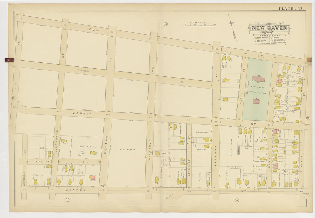 Image 17 of Atlas of City of New Haven, Connecticut... from Atlas of City of New Haven, Connecticut 1888 by Relic Map Company