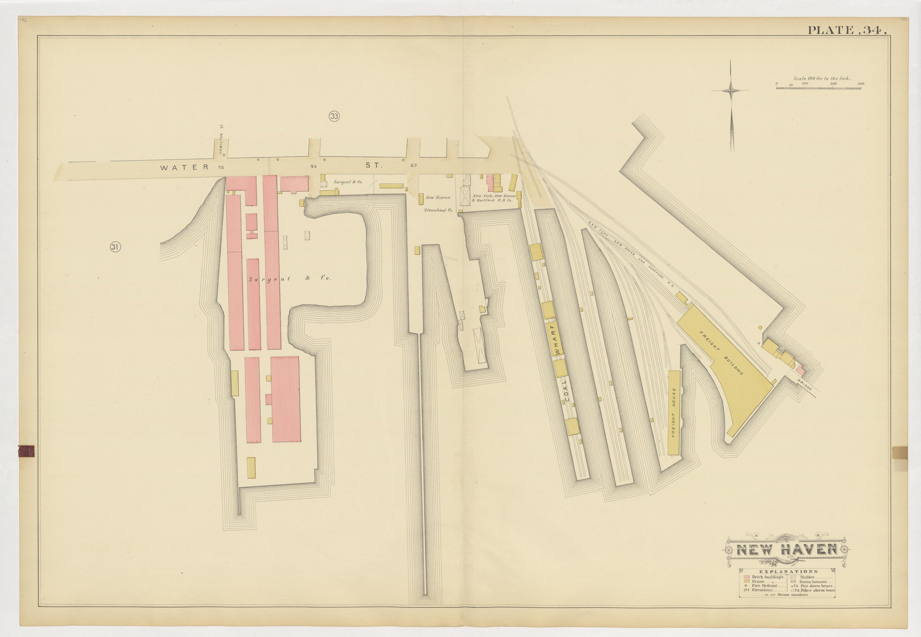 Image 38 of Atlas of City of New Haven, Connecticut... from Atlas of City of New Haven, Connecticut 1888 by Relic Map Company