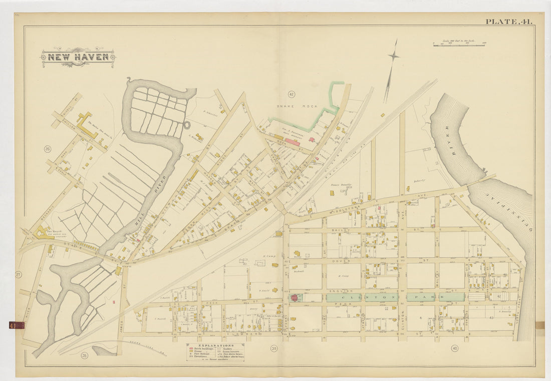Image 45 of Atlas of City of New Haven, Connecticut... from Atlas of City of New Haven, Connecticut 1888 by Relic Map Company