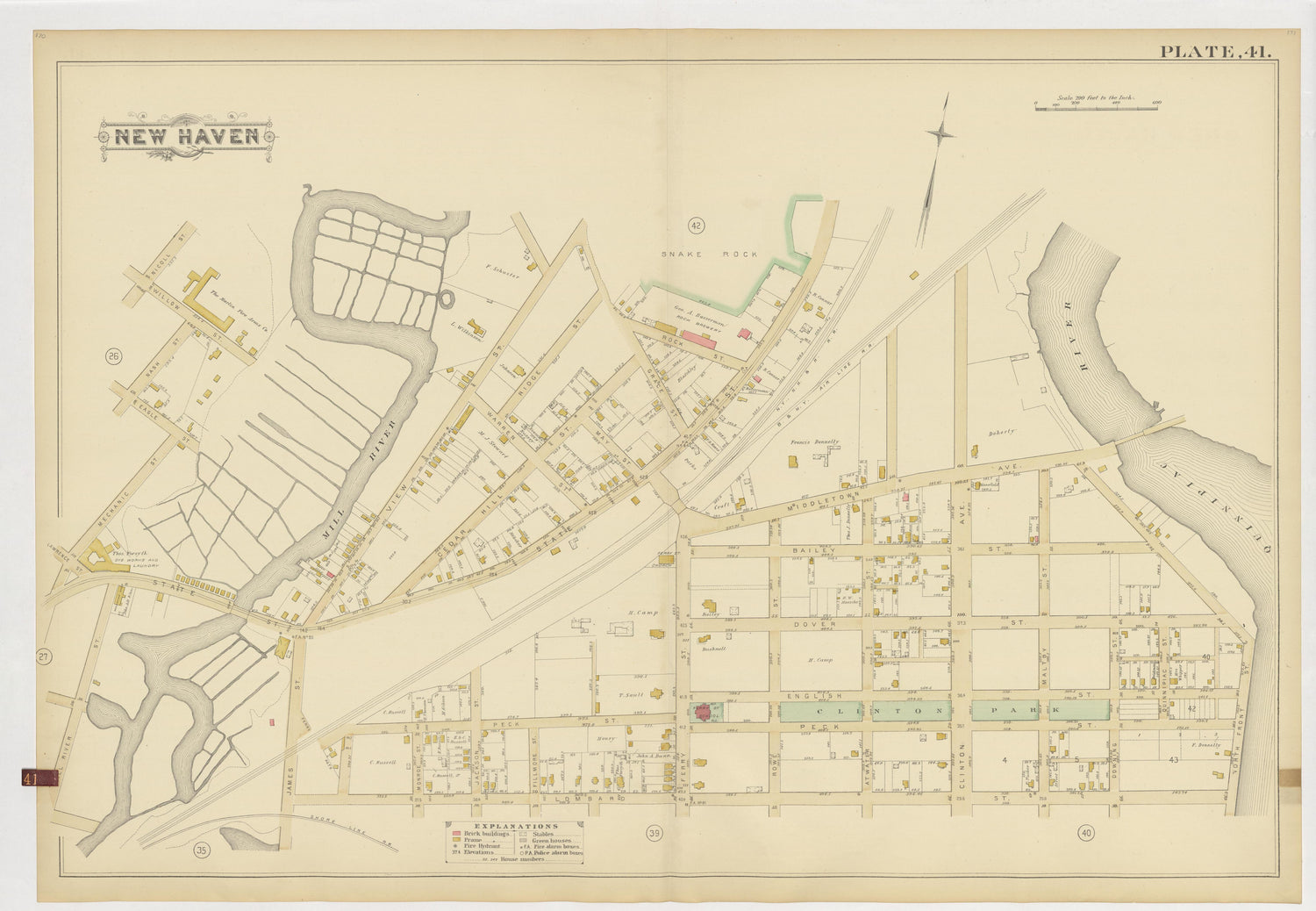 Image 45 of Atlas of City of New Haven, Connecticut... from Atlas of City of New Haven, Connecticut 1888 by Relic Map Company