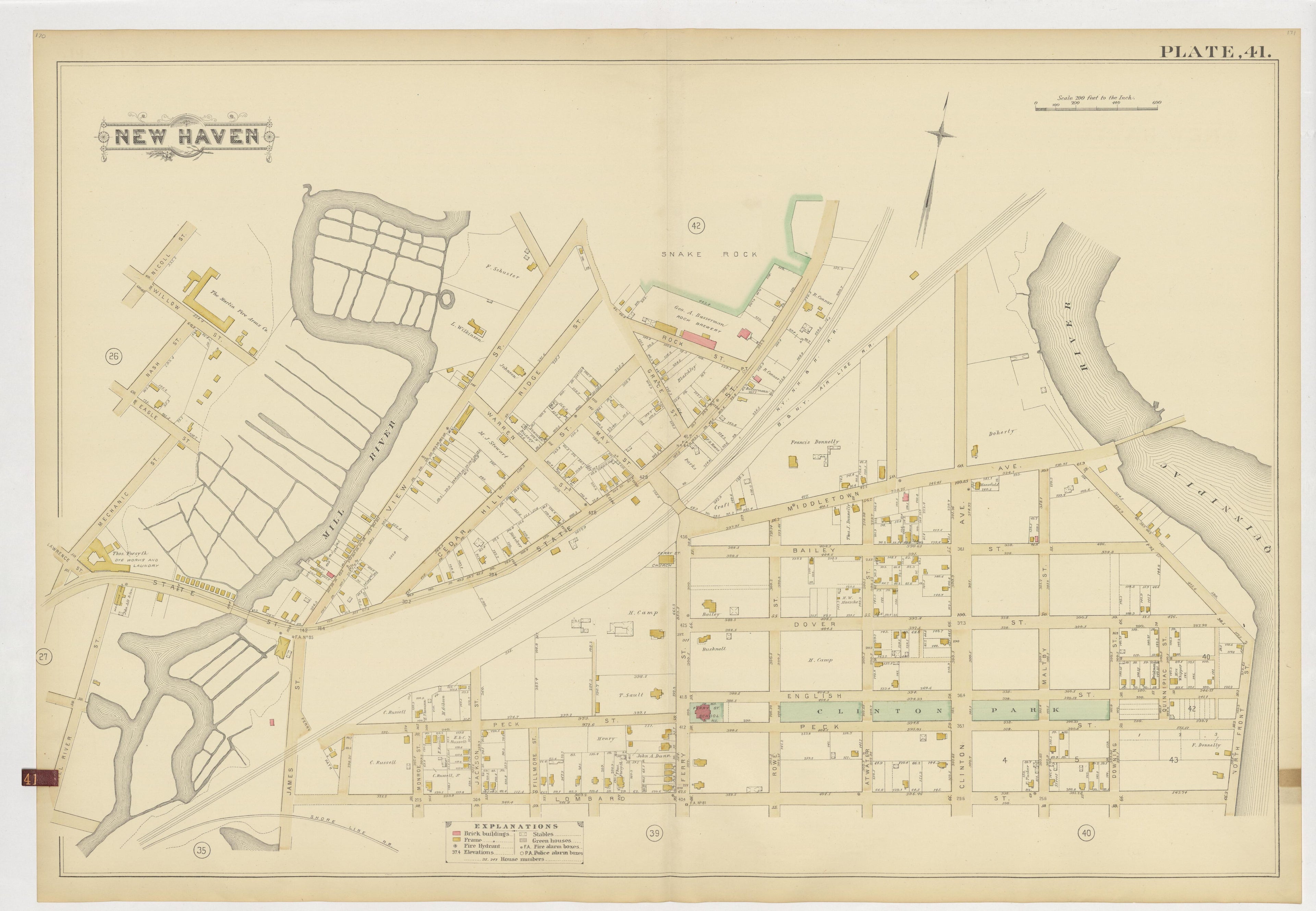 Image 45 of Atlas of City of New Haven, Connecticut... from Atlas of City of New Haven, Connecticut 1888 by Relic Map Company