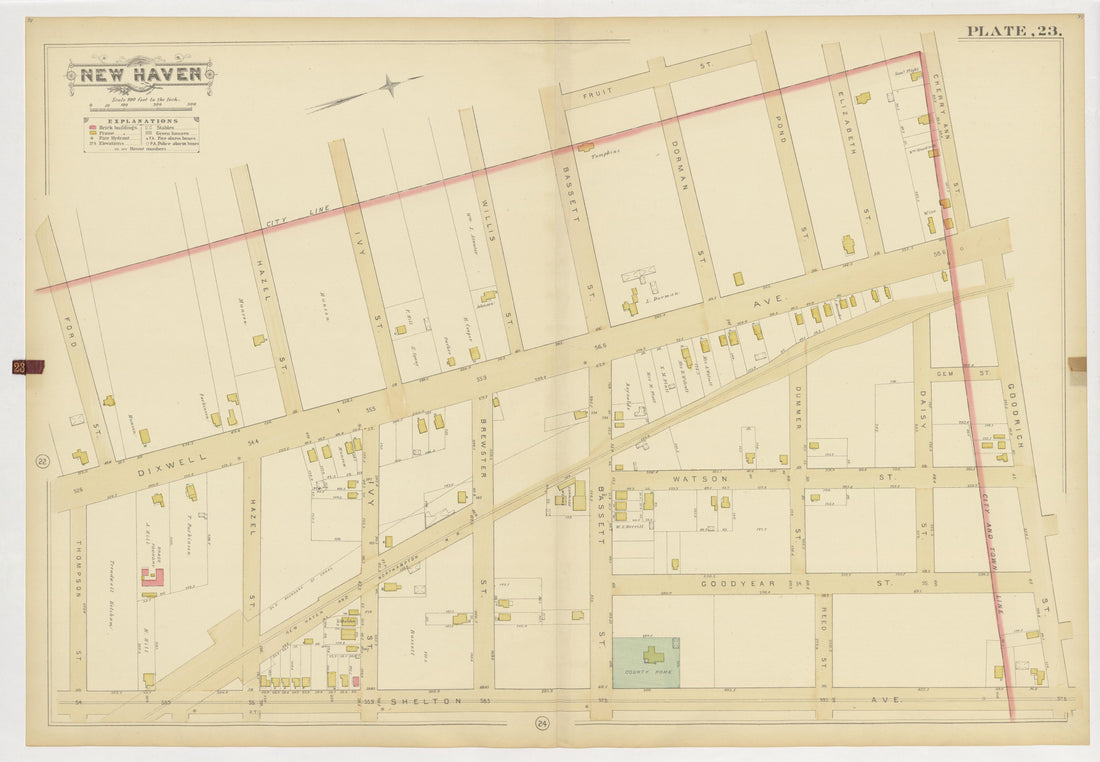 Image 27 of Atlas of City of New Haven, Connecticut... from Atlas of City of New Haven, Connecticut 1888 by Relic Map Company