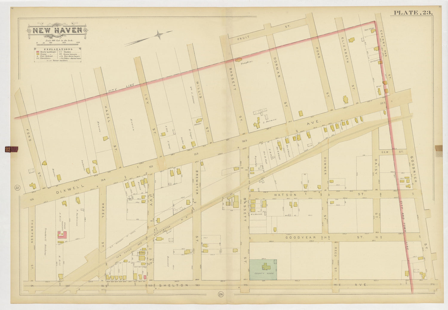 Image 27 of Atlas of City of New Haven, Connecticut... from Atlas of City of New Haven, Connecticut 1888 by Relic Map Company