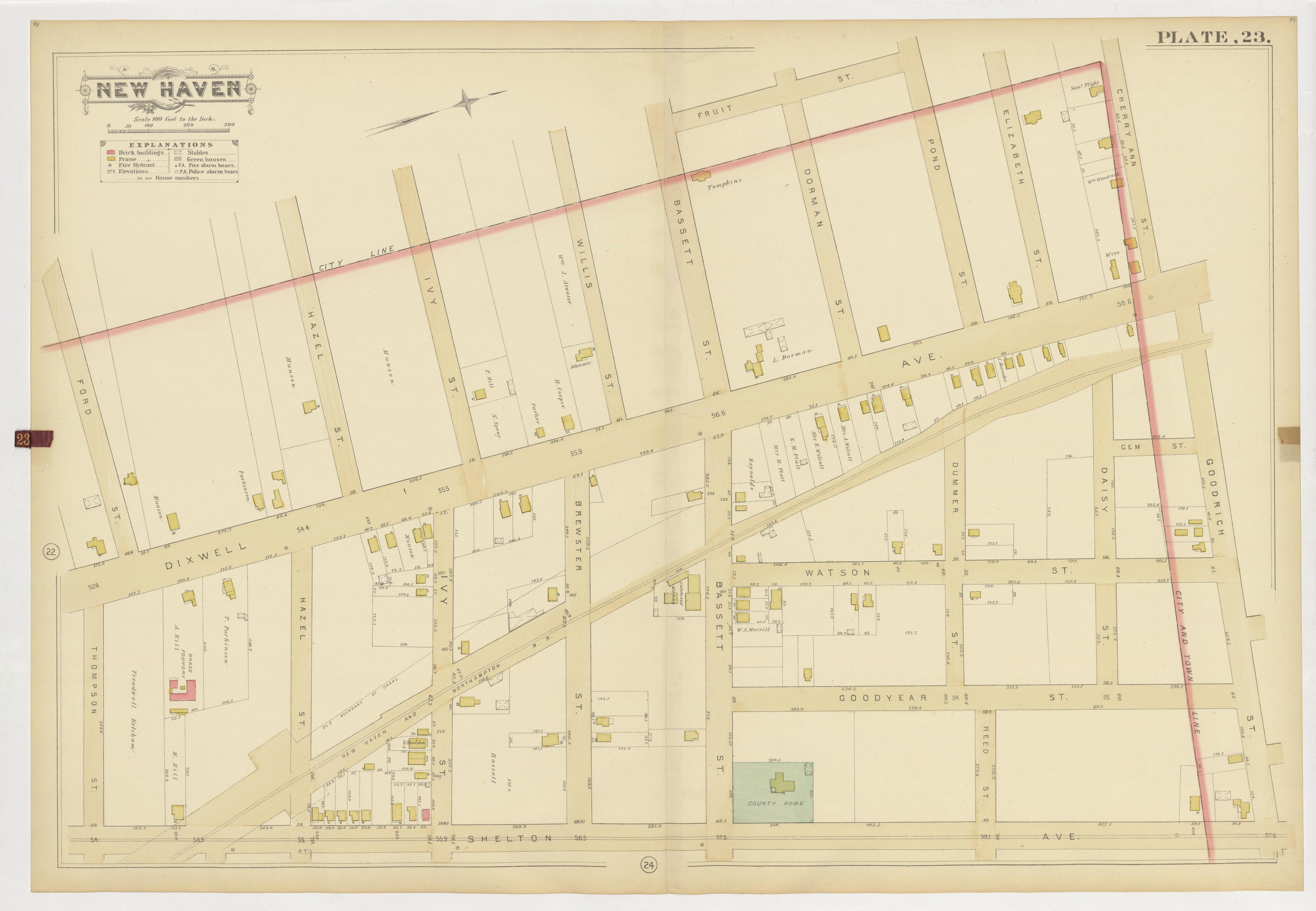 Image 27 of Atlas of City of New Haven, Connecticut... from Atlas of City of New Haven, Connecticut 1888 by Relic Map Company
