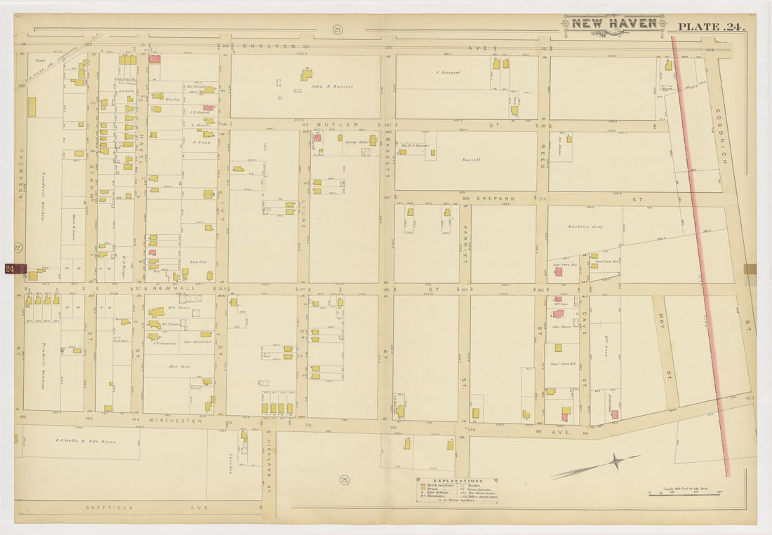 Image 28 of Atlas of City of New Haven, Connecticut... from Atlas of City of New Haven, Connecticut 1888 by Relic Map Company