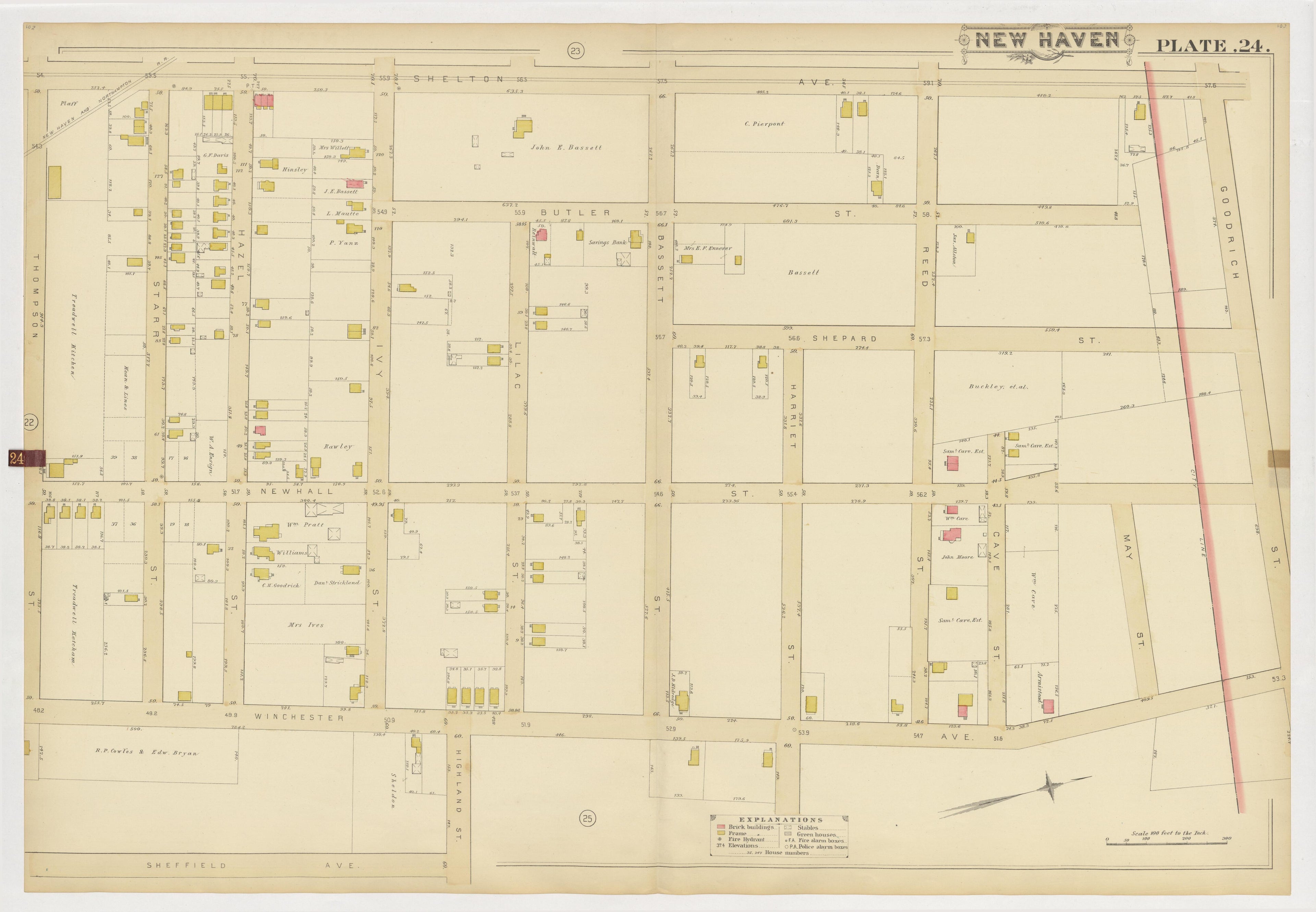 Image 28 of Atlas of City of New Haven, Connecticut... from Atlas of City of New Haven, Connecticut 1888 by Relic Map Company