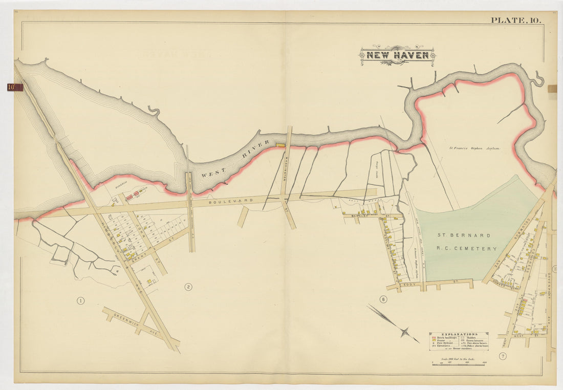 Image 14 of Atlas of City of New Haven, Connecticut... from Atlas of City of New Haven, Connecticut 1888 by Relic Map Company