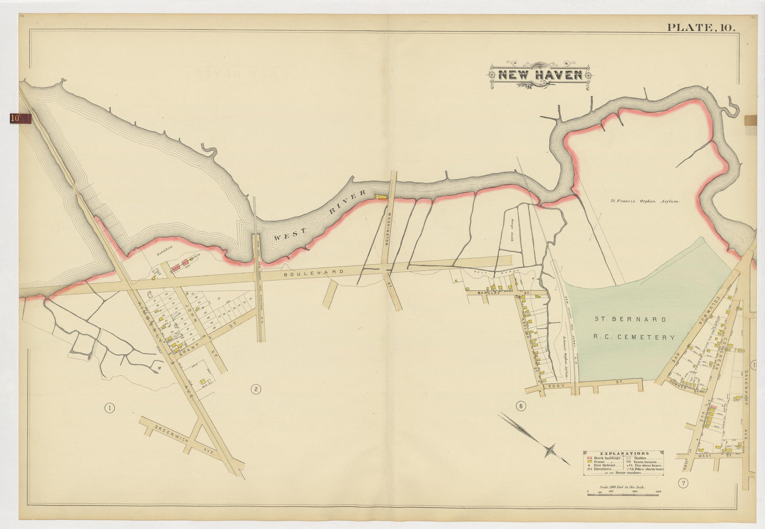 Image 14 of Atlas of City of New Haven, Connecticut... from Atlas of City of New Haven, Connecticut 1888 by Relic Map Company