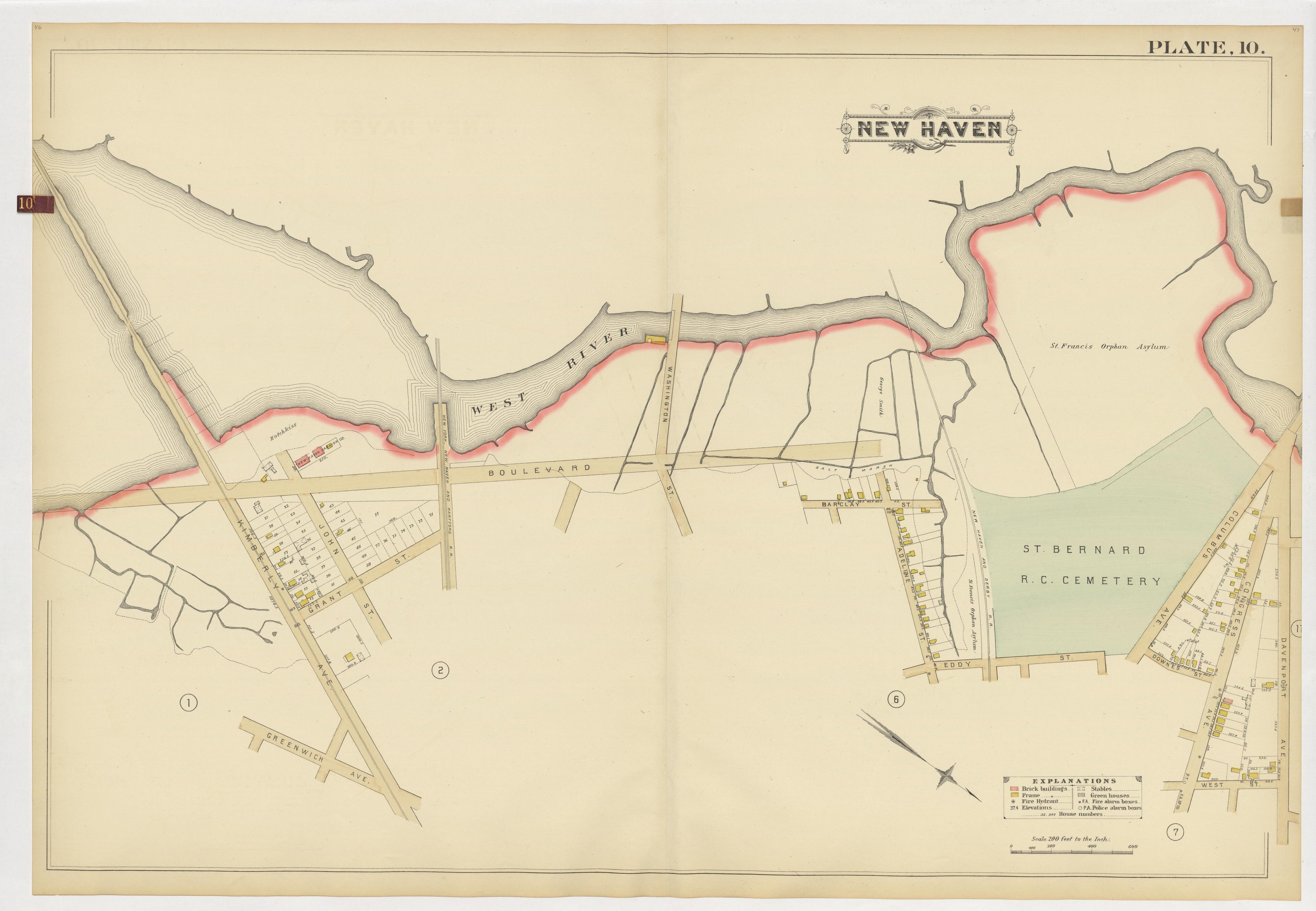 Image 14 of Atlas of City of New Haven, Connecticut... from Atlas of City of New Haven, Connecticut 1888 by Relic Map Company
