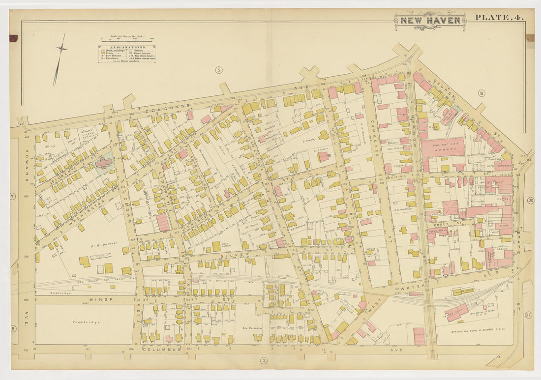 Image 8 of Atlas of City of New Haven, Connecticut... from Atlas of City of New Haven, Connecticut 1888 by Relic Map Company