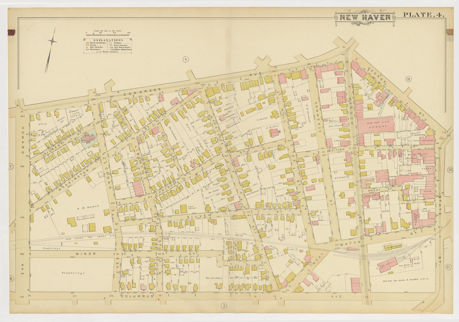 Image 8 of Atlas of City of New Haven, Connecticut... from Atlas of City of New Haven, Connecticut 1888 by Relic Map Company