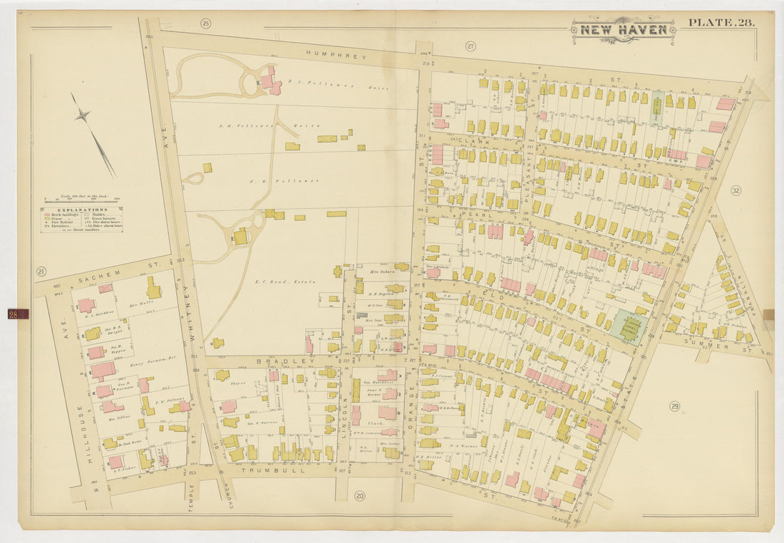 Image 32 of Atlas of City of New Haven, Connecticut... from Atlas of City of New Haven, Connecticut 1888 by Relic Map Company