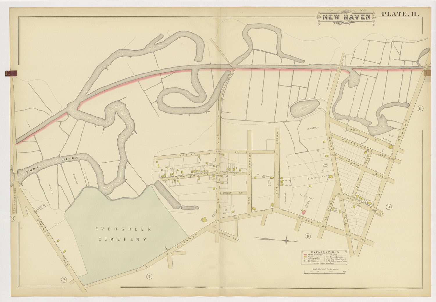 Image 15 of Atlas of City of New Haven, Connecticut... from Atlas of City of New Haven, Connecticut 1888 by Relic Map Company