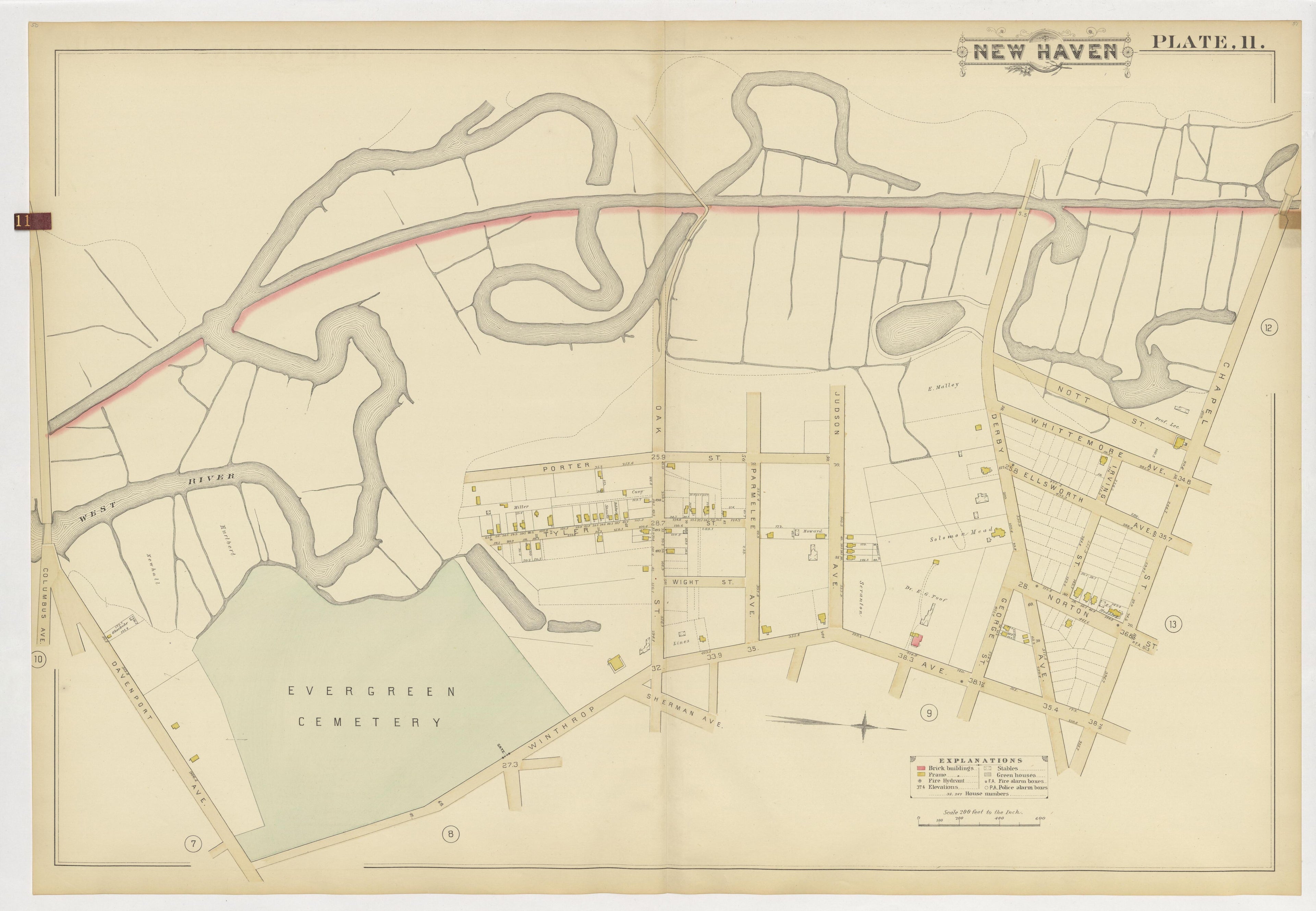 Image 15 of Atlas of City of New Haven, Connecticut... from Atlas of City of New Haven, Connecticut 1888 by Relic Map Company