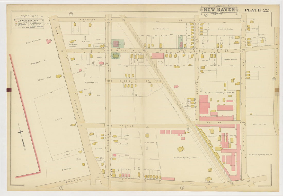 Image 26 of Atlas of City of New Haven, Connecticut... from Atlas of City of New Haven, Connecticut 1888 by Relic Map Company
