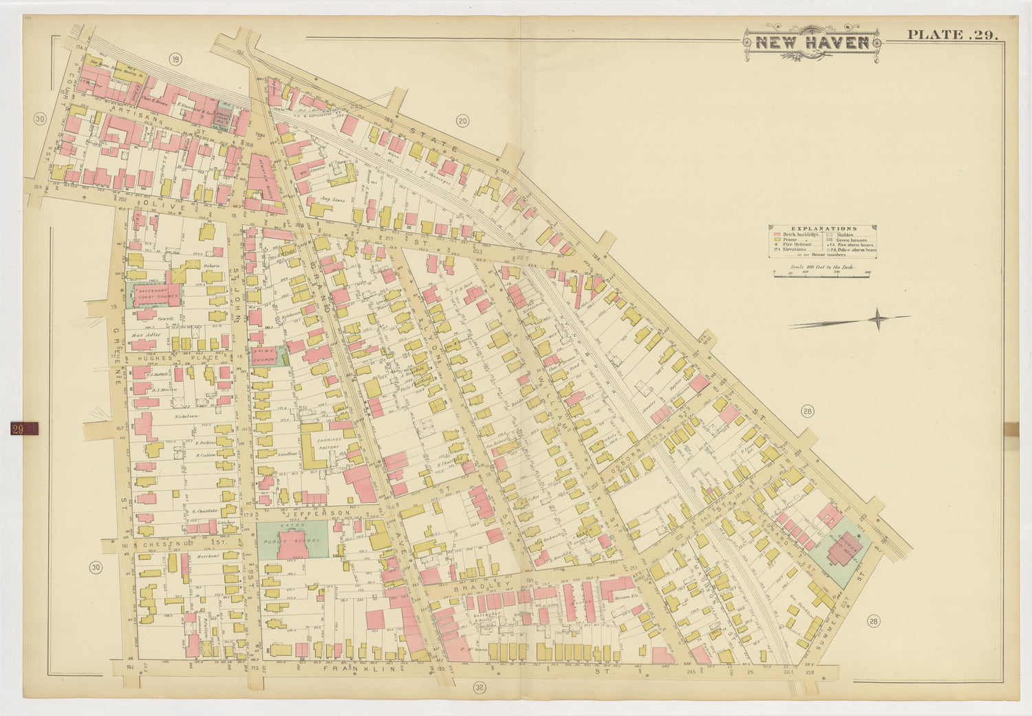 Image 33 of Atlas of City of New Haven, Connecticut... from Atlas of City of New Haven, Connecticut 1888 by Relic Map Company